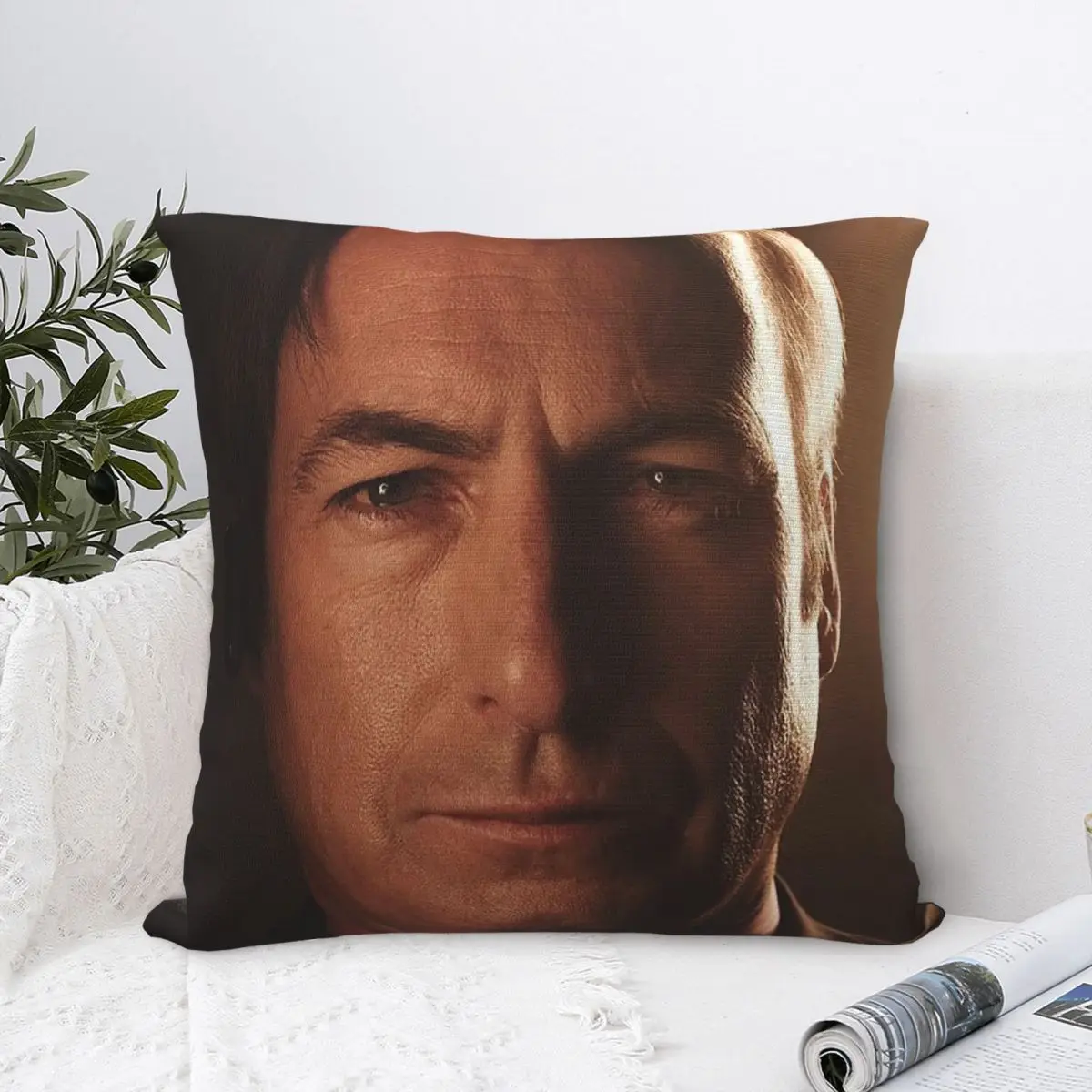 Saul Goodman Actor Pillowcase Polyester Cushion Cover Decor Breaking Bad Pillow Case Cover Home Zippered 18'