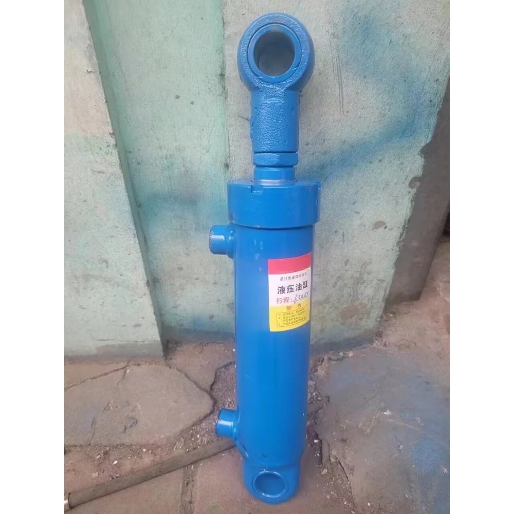 Hydraulic cylinder 5 tons 63 cylinder diameter hydraulic cylinder solid push rod lifting oil top micro heavy