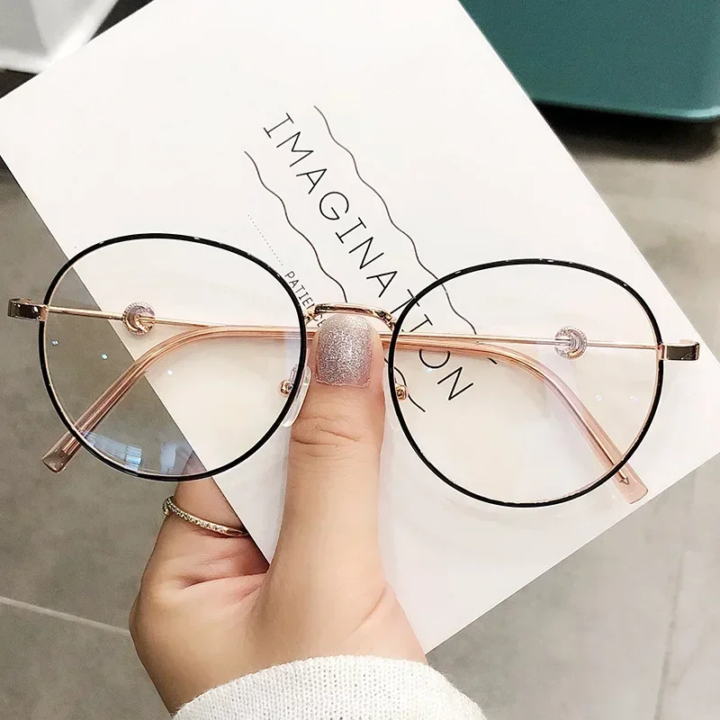 

Blue Light Blocking Eyeglasses for Woman Trendy Student Style Non-prescription Blue-light Glasses Women Computer Cat Eye Glasses