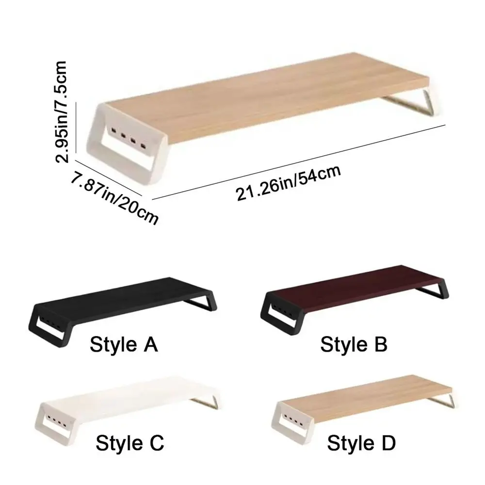 Thickening Computer Monitor Stand Increase Monitor Height with USB Hub Work Laptop Stand Ergonomic Design Computer Booster Stand