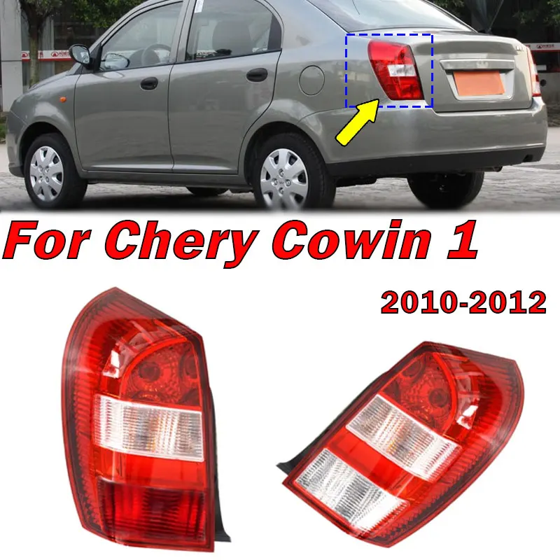 

Car Rear Tail Light Reversing Stop Brake Turn Signal Lamp For Chery Cowin 1 2010 2011 2012 Taillight Assembly Auto Accessories