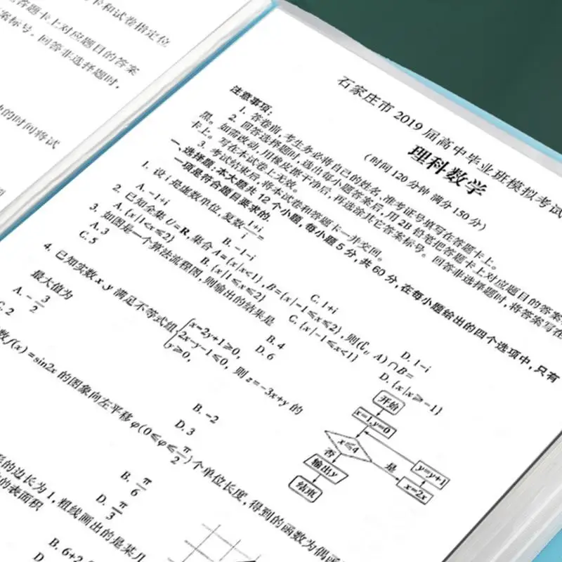 

Организатор документов с высокой емкостью 100 карманная презентация