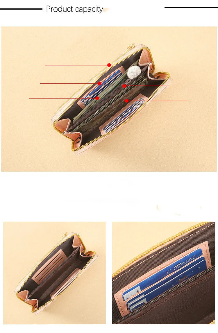 2025, neue Touchscreen-Handytasche, Handtasche, weibliche Umhängetasche, One-Shoulder-transparente Geldbörse – Detail 6