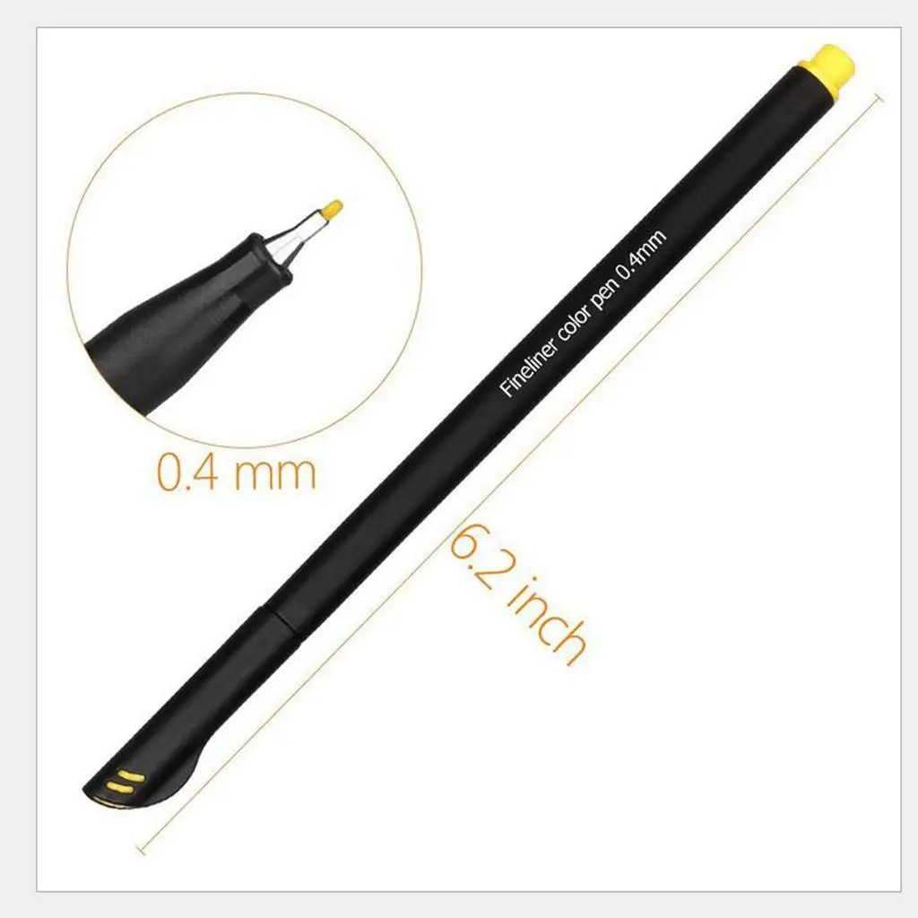 1 set plastic fine liner pen making pen high lighter markers