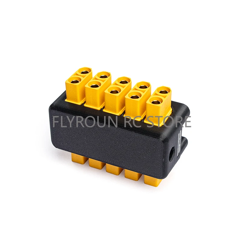 1PCS XT90 Power Distribution Board / Expander / Splitter Upgraded Version 1-to-10 Power Distributor for RC Model DIY Accessory