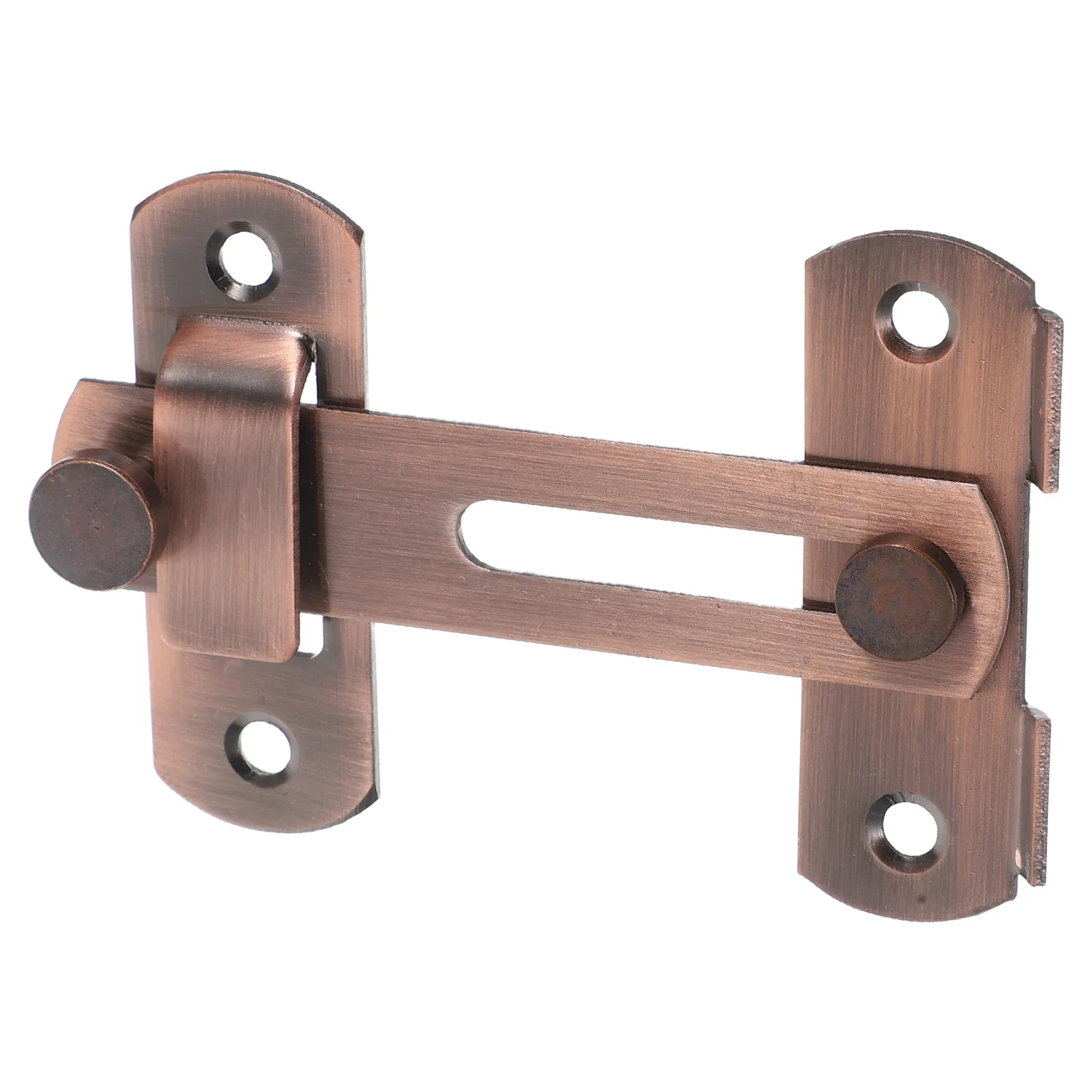 

Heavy Duty Stainless Steel Flip For Pet Cage Fence Sliding Security Hardware Outdoor Travel Dark Brown Metal Door Shed Lock