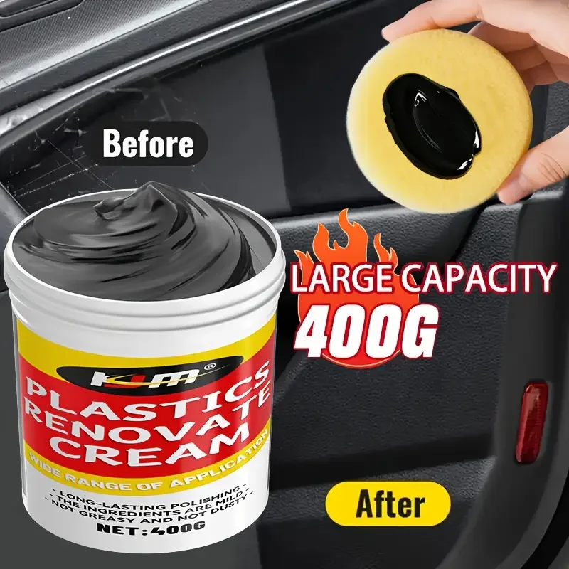 

Паста для ремонта пластиковых царапин для салона автомобиля, черный воск для полировки внутренних панелей, средство для удаления царапин, подходит для инструмента