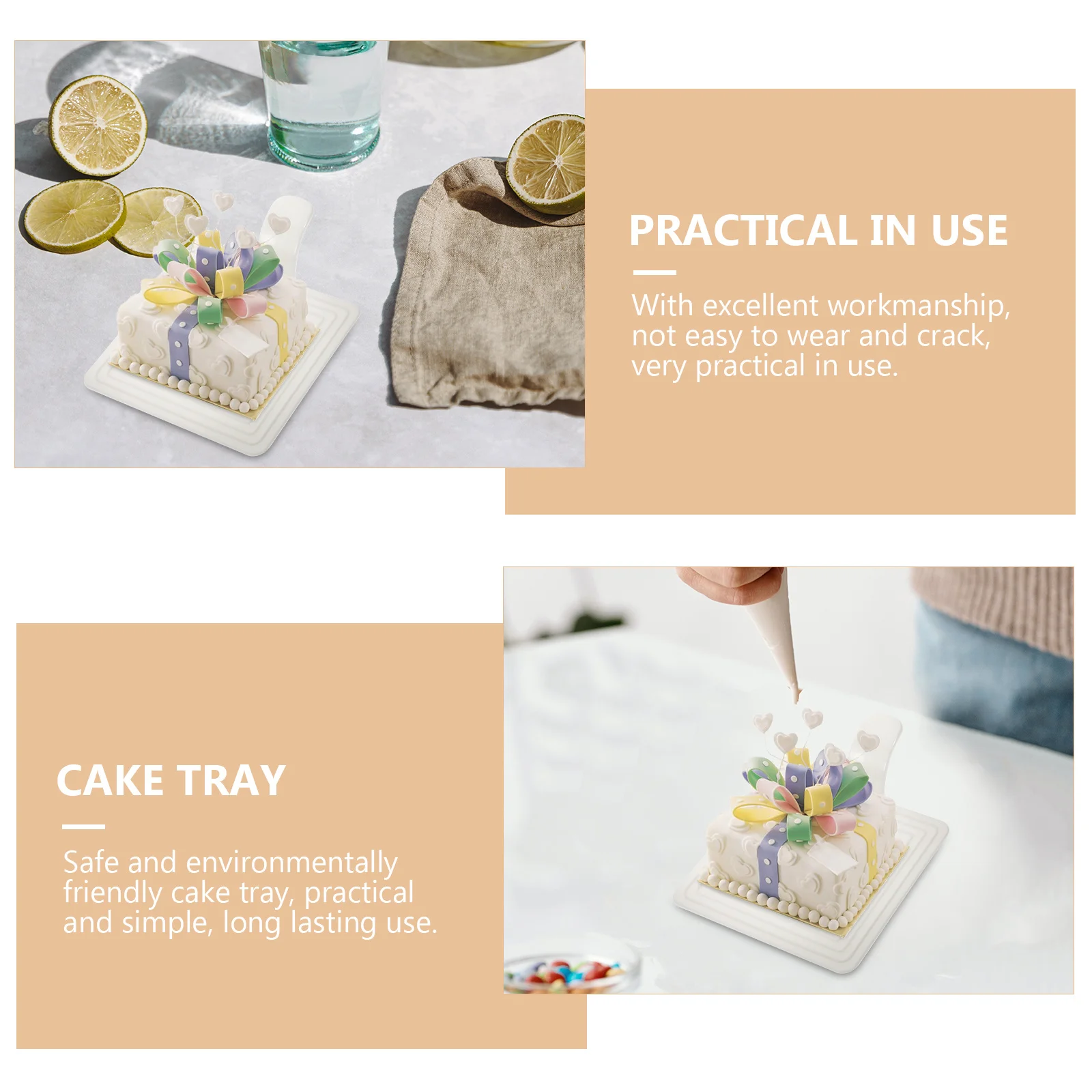 

100Pcs Mousse Trays Professional Dessert Storage Baking Accessories Simple Stylish Design Safe Environmentally Friendly