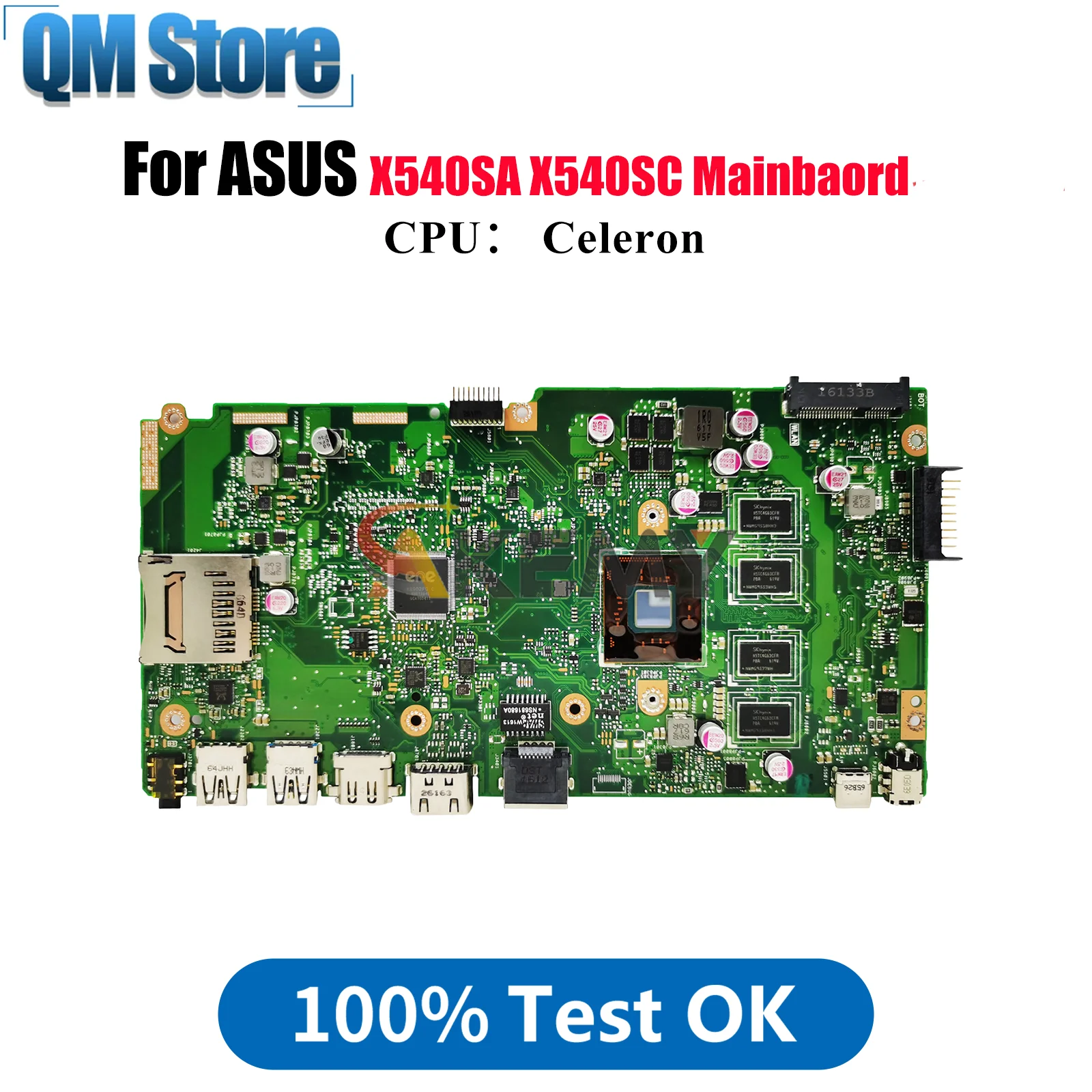 Placa base para ordenador portátil X540SA para ASUS VivoBook D540S F540S R540S X540SC A540S X540S X540SA placa base para portátil con CPU Celeron stk