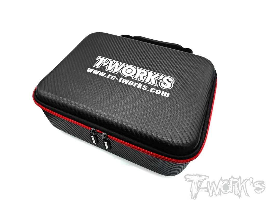 Original T work TT-075-B Compact Hard Case Parts & Engine Bag 27*21*9cm Professional Rc part