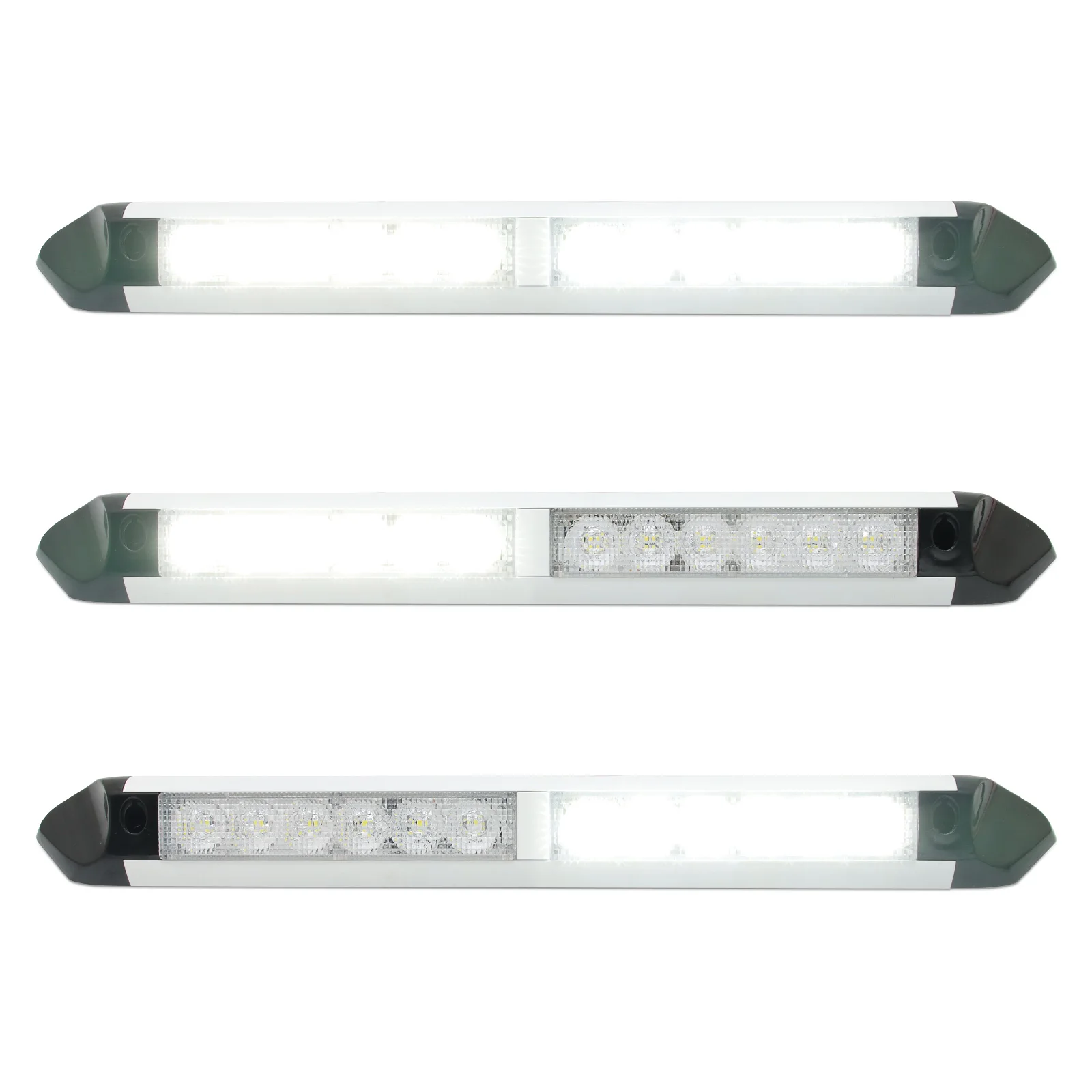 Super Slim 12LED Awning Porch Light Bar Spot Flood Beam Waterproof Wall Lamps Light for Boat Offroad Trucks SUV ATV 12V 24V