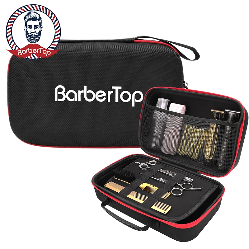 Friseur Werkzeuge Lagerung Tasche Haarschnitt Schere Koffer Multifunktions Organizer Clipper Kämme Große Kapazität Fall Styling Werkzeuge – Detail 16
