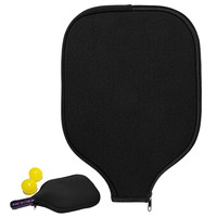 Pickleball Paddle Covers Pickleball Racket Sleeve with Lanyard Waterproof Neoprene Paddle Cover Pickleball Accessories