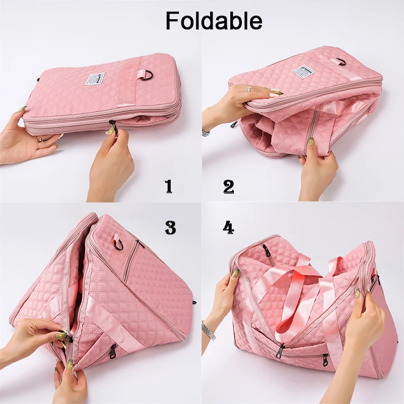 Large Capacity Travel Bags Luggage Organizer Bag Handbag Waterproof Portable Foldable Travel Clothes Storage Bag Shoulder Bags