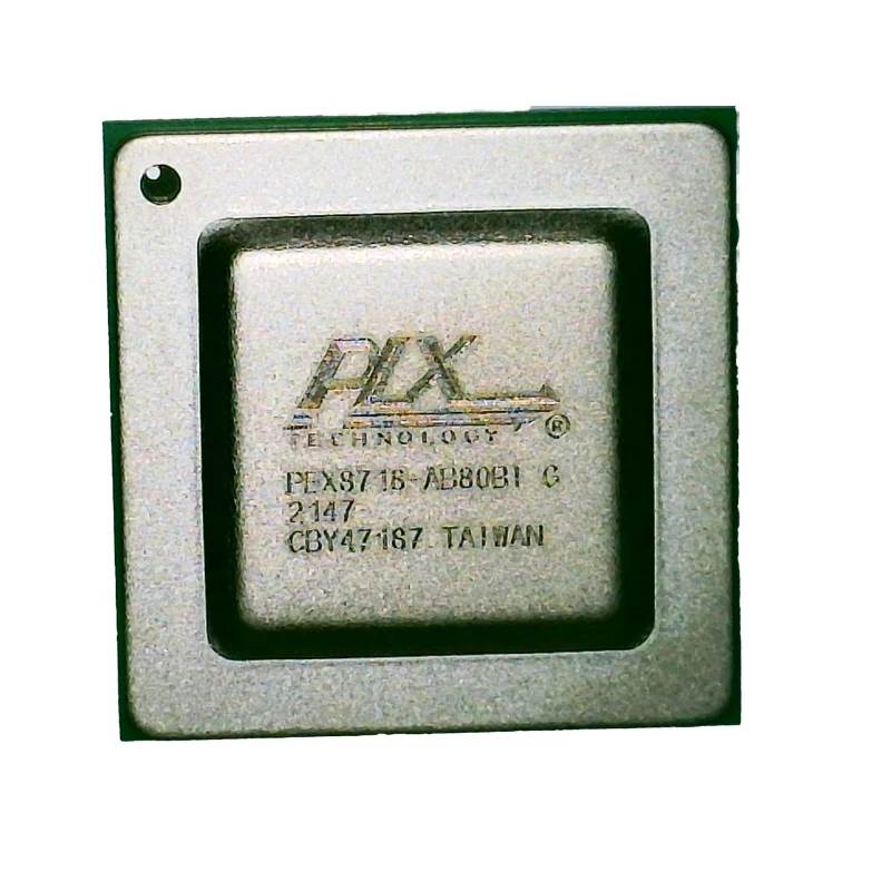 PEX8718-AB80BI G    Applicable to server PCI interface IC Configurable Electronic components single chip microcomputer