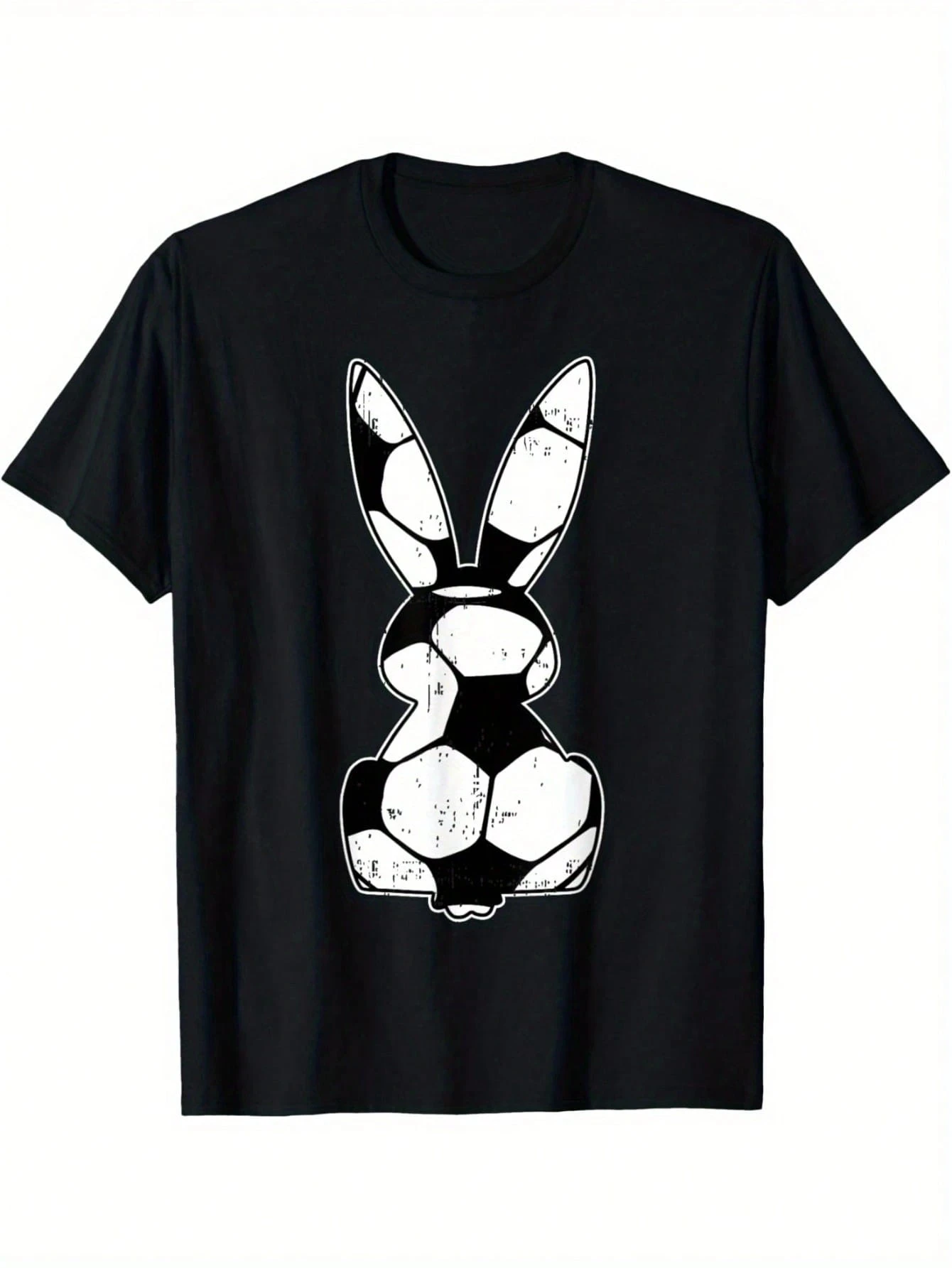 2026 Children's Easter Bunny Design T-Shirt Casual Crew Neck Short Sleeve Unisex Perfect for Boys Girls Easter Parties Kids Tops