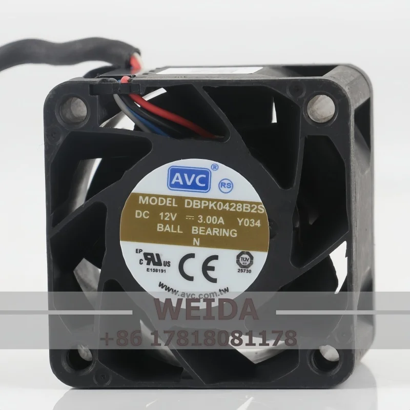 

Case fan Original AVC 4CM 4028 DC12V 3A ball DBPK0428B2S high air volume violent PWM cooling fan 40*40*28MM