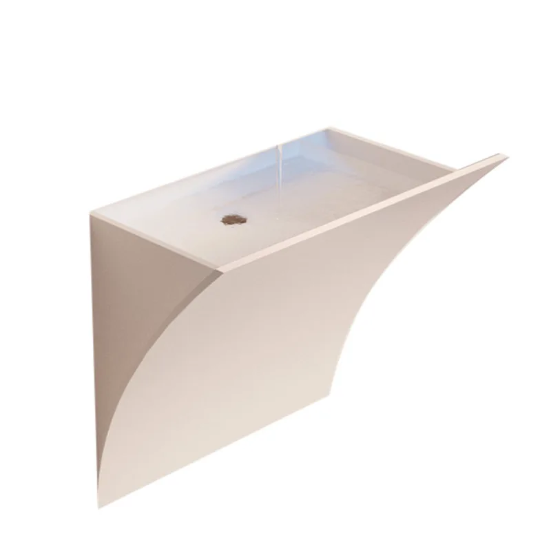 

Wall-mounted built-in washbasin Toilet Hotel B & B Square balcony Outdoor washbasin