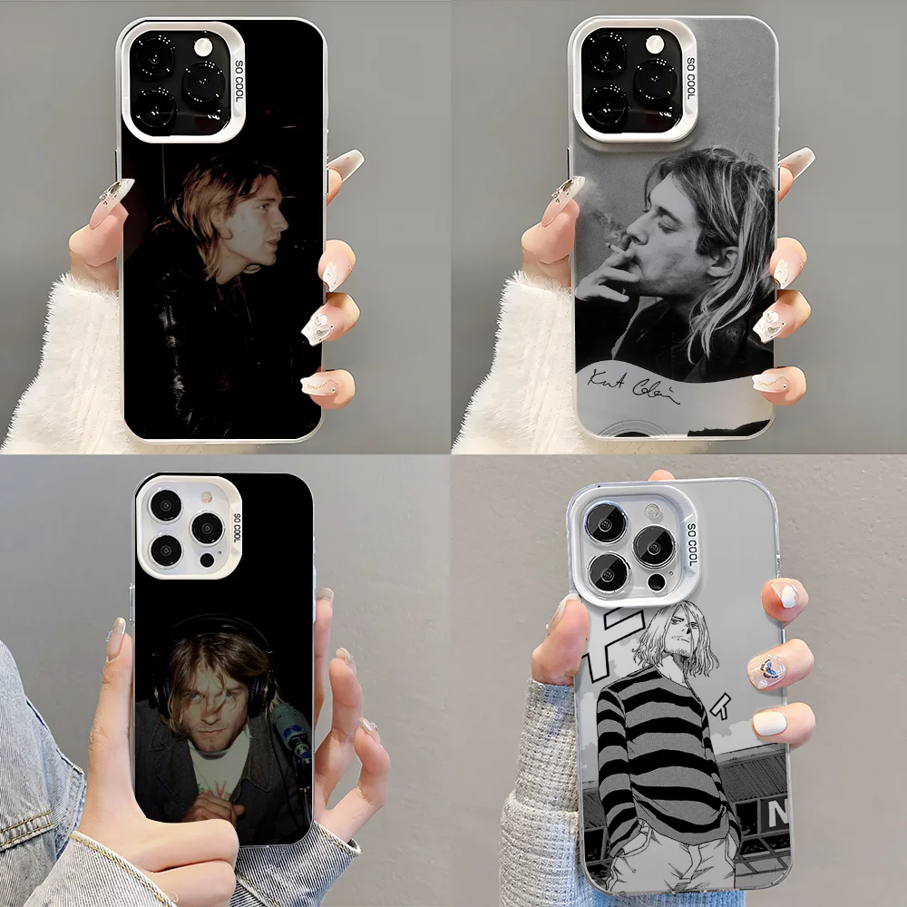

Kurt Cobain Phone Case Phone Case For iPhone 14 16 15 11 12 13 Pro Max Mini Plus Shockproof Cover