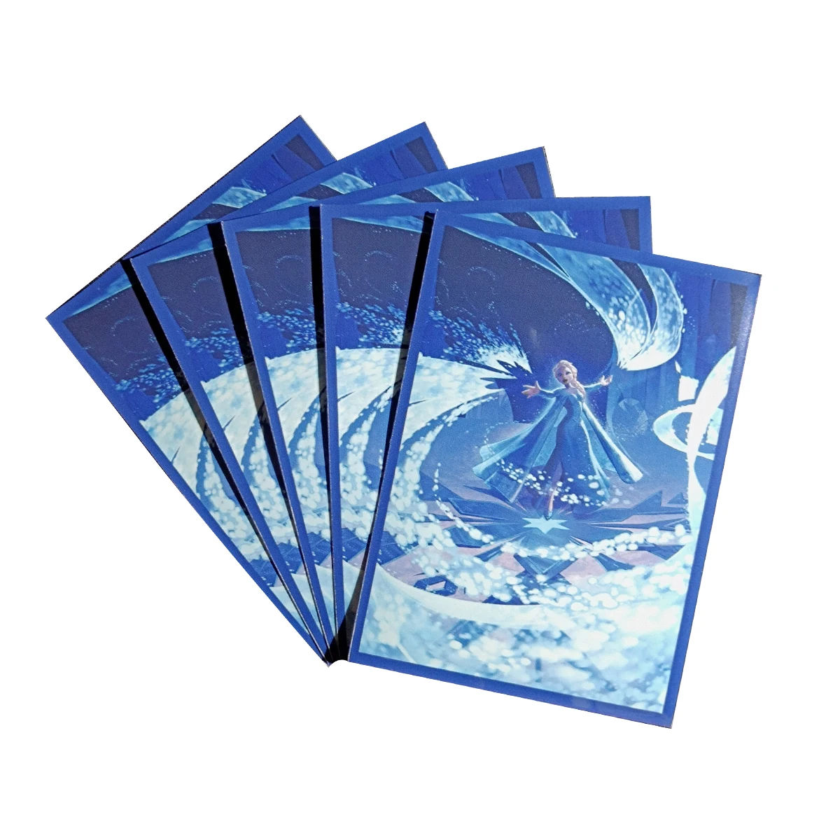 

60 шт. рукава для карт Эльзы, размер 66x91 мм, защита хранения игр и гральных карт, отличные подарки на Рождество и Хэллоуин для коллекционеров карт