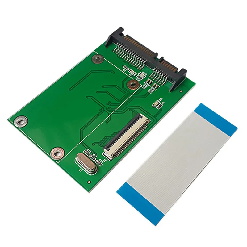 QWE-2X 40 Pin ZIF 1.8 นิ้ว SSD/HDD เป็น SATA ชายอะแดปเตอร์แปลงบอร์ด