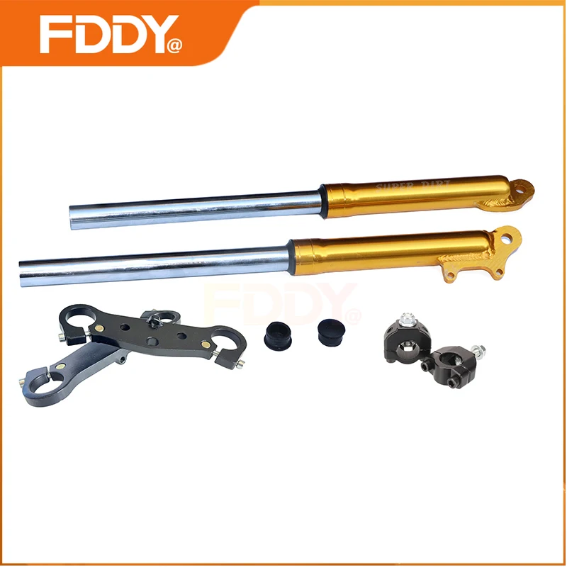 FDDY 47cc 49cc Pocket Bike Fork Shock Absorbers Connecting Plate Kit For 2 Stroke Engine Mini Moto Dirt Pit Bike Motocross Parts