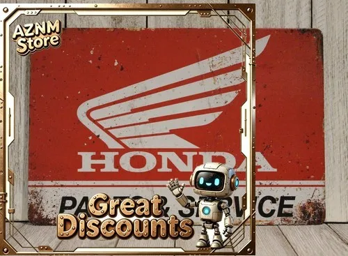 Tin Sign Rustic Vintage Look Parts  Service Motorcycle Sales Biker Garage-Aluminum