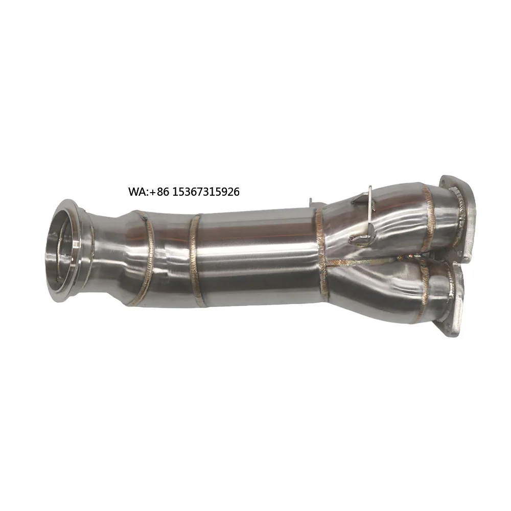 

Exhaust Downpipe 304 Stainless Steel Straight Header for N55B30 New Condition Fits E82 E88 E93 Models
