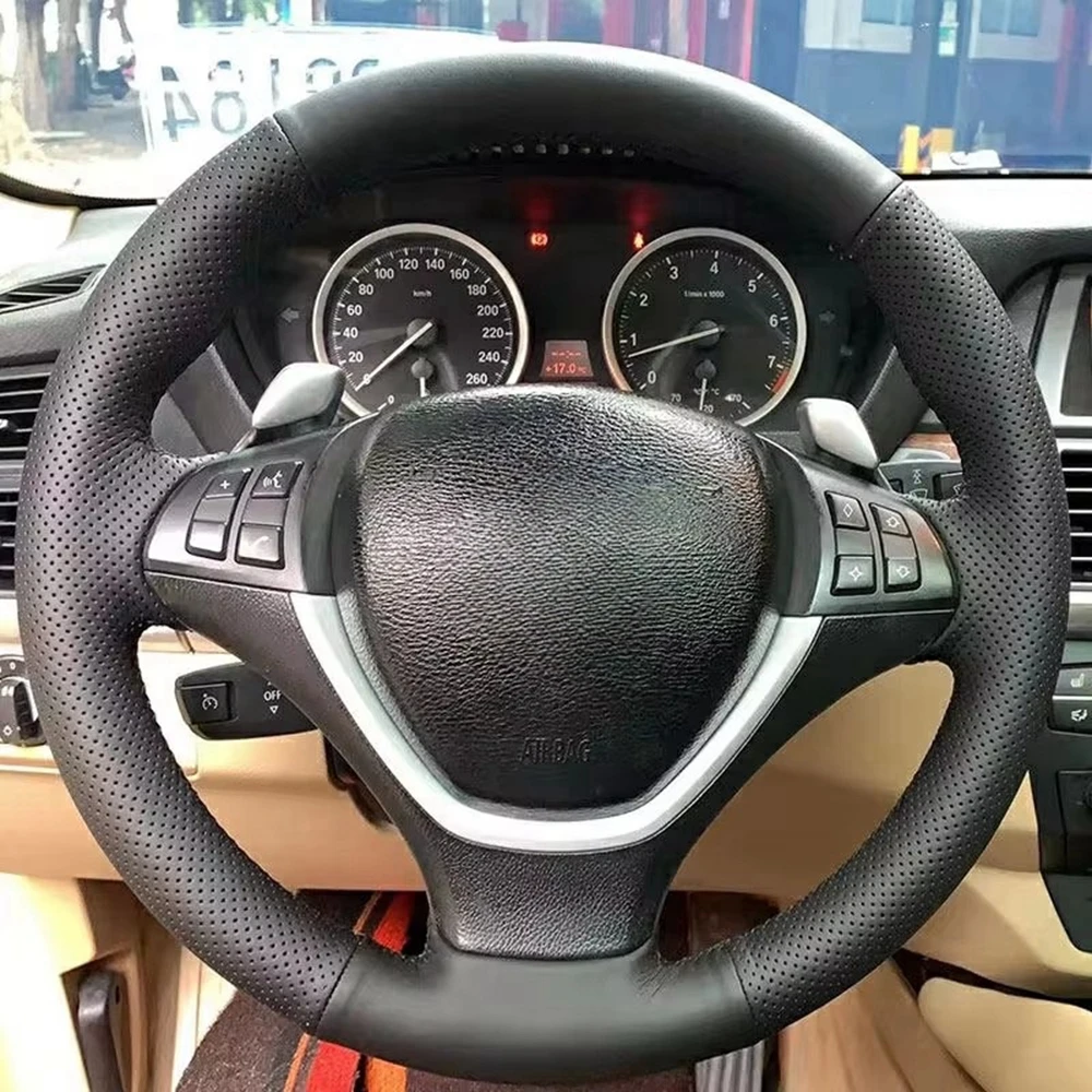 

Искусственная кожа для руля BMW X5 E70 2006-2013 X6 E71 2008-2014 E72 2009 2010 из микрофибры