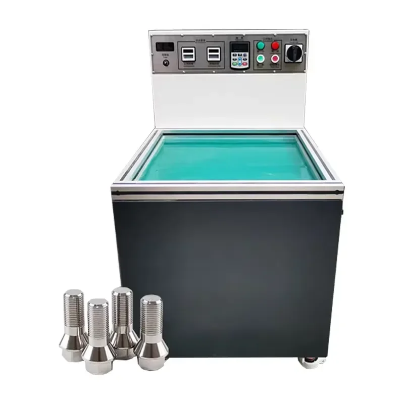 JTS Factory Stainless Steel Motor Desktop Magnetic Polishing Machine 2.2kW Power Straight Hair Burr Chamfer Brightening