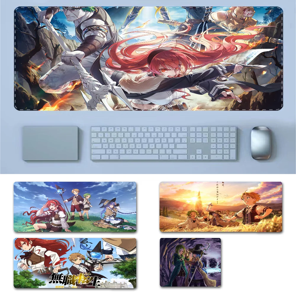 

Anime Mushoku Tensei Boy Pad Natural Rubber Gaming mousepad Desk Mat Size for Gameing World of tanks CS GO Zelda