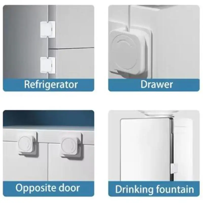 

1/3pcs Child Safety Lock Multifunctional Punch-free Drawer Refrigerator Locks Baby Protection Anti-pinch Hand Cabinet Lock Home