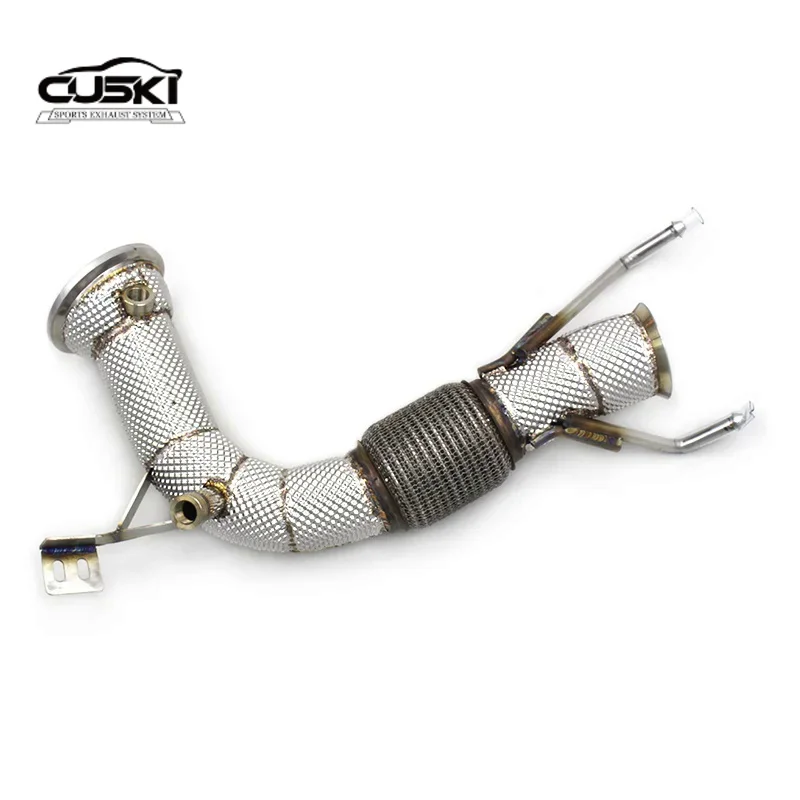 High Performance  304 Stainless Steel Exhaust Pipes branch downpipe Exhaust for BMW Mini COOPER/COUNTRYMAN/JCW 2.0T Exhaust Down