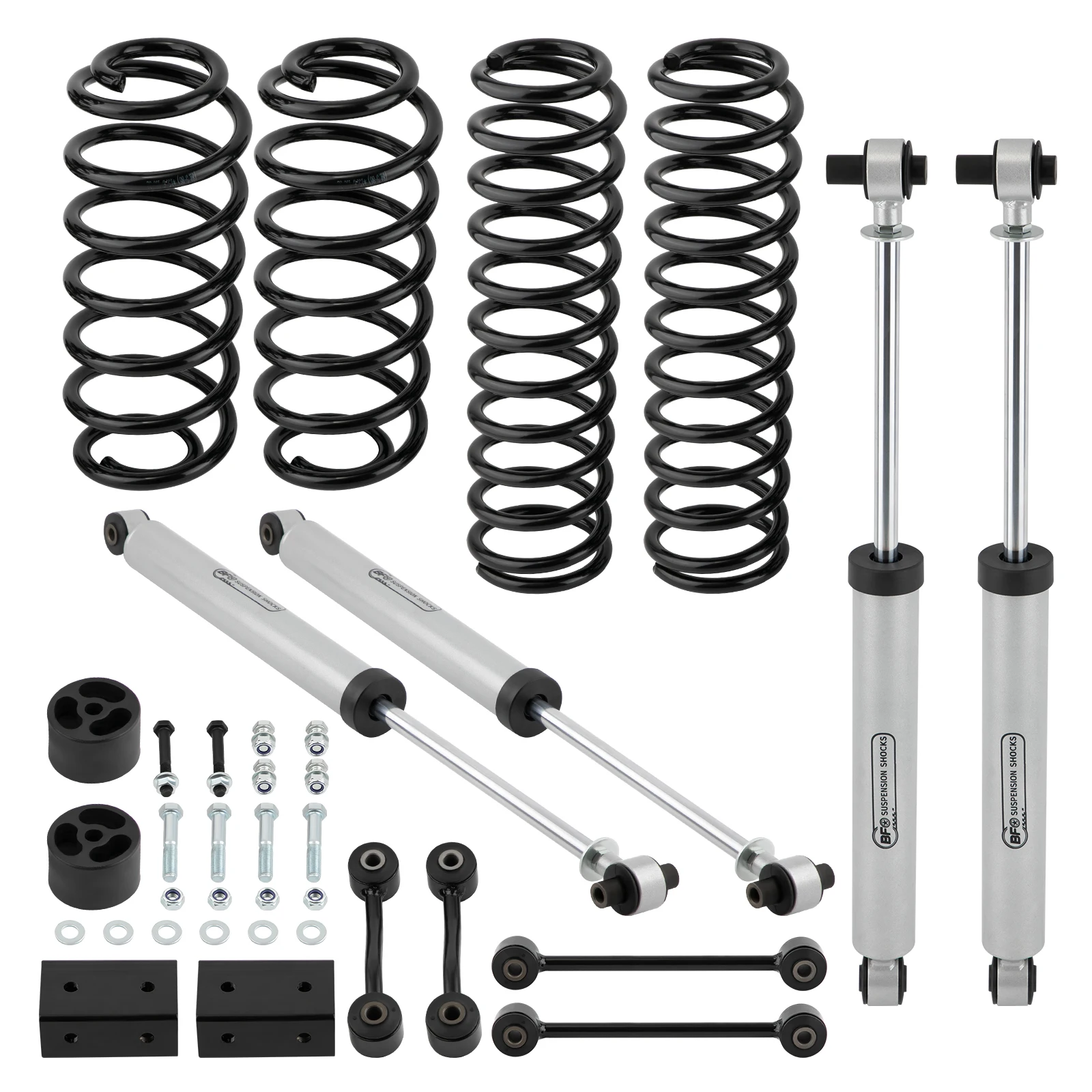 2,5-Zoll-Aufhängungs-Hebeset mit Stabilisatorverbindungen für Jeep Wrangler JLU 2018–2023