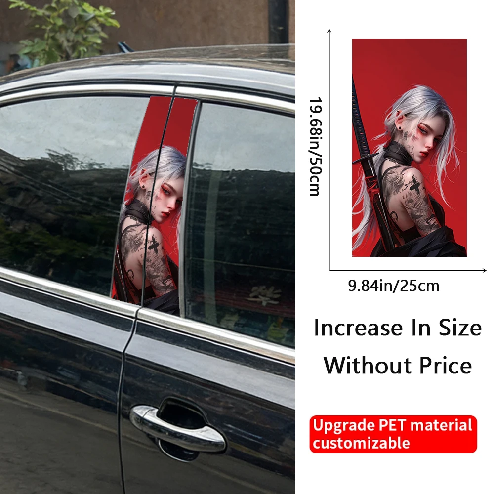 สติ๊กเกอร์ติดรถยนต์ลายสาวผมขาว - Car Accessories In Tokyo บทวิจารณ์และราคา