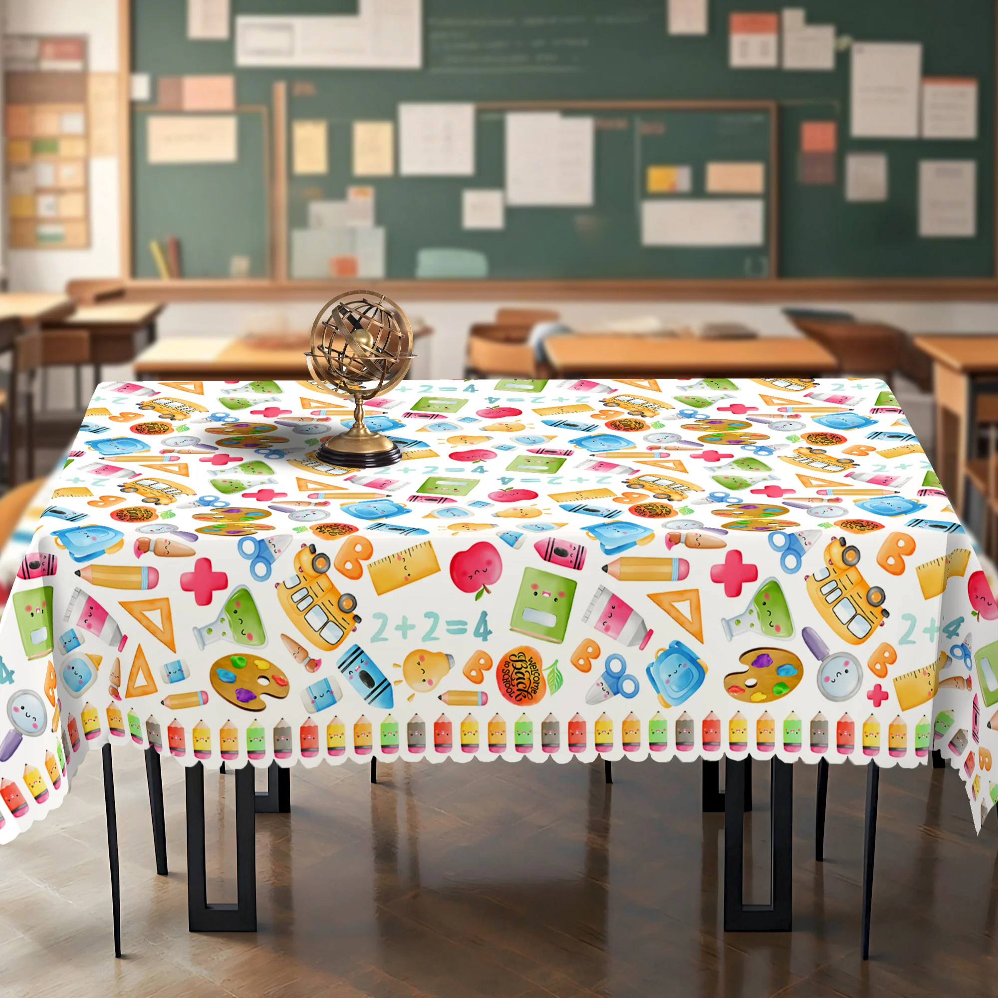 One white back-to-school table - Home Office News review and price