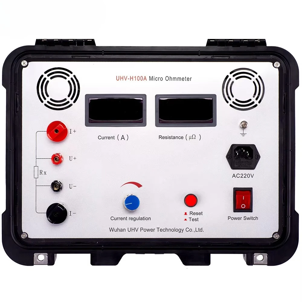 UHV-H100A Digital Contact Loop Resistance Tester with Fast test Micro-ohm Meter