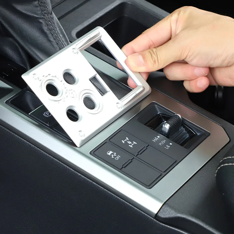 

For Toyota Land Cruiser 250 Prado LC250 2024-2025 Aluminum alloy car differential lock button panel decorative car Accessories