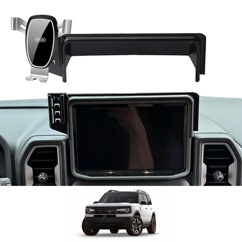 Imagen 1 del producto Soporte de teléfono para coche para Ford Bronco Sport 2021-2024, soporte GPS, soporte de navegación, accesorios para automóviles