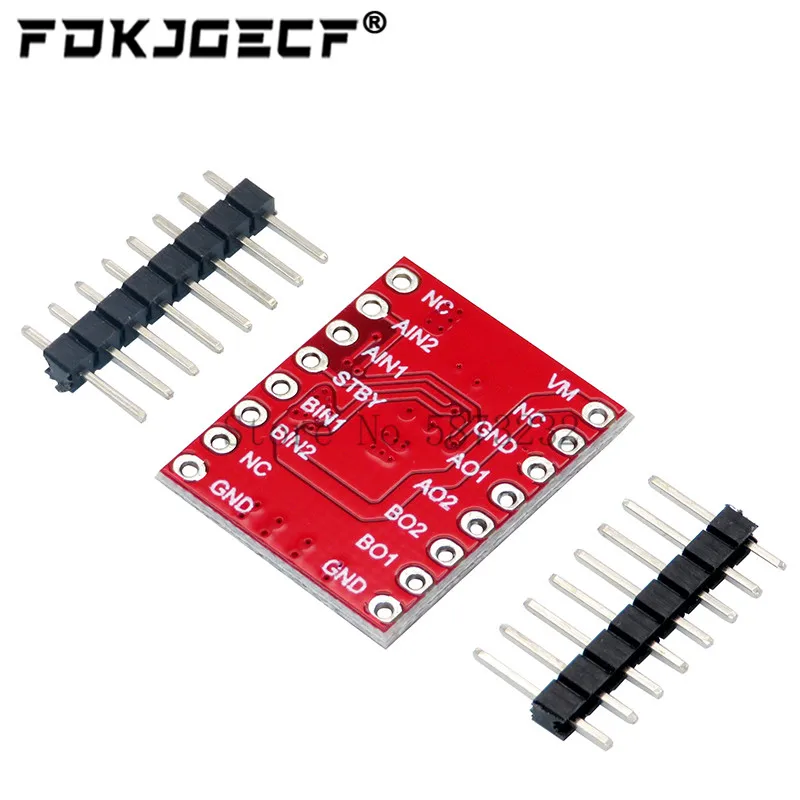 TB6612 DRV8833 podwójny sterownik silnika 1A TB6612FNG dla Arduino mikrokontroler lepszy niż L298N — zdjęcie 6