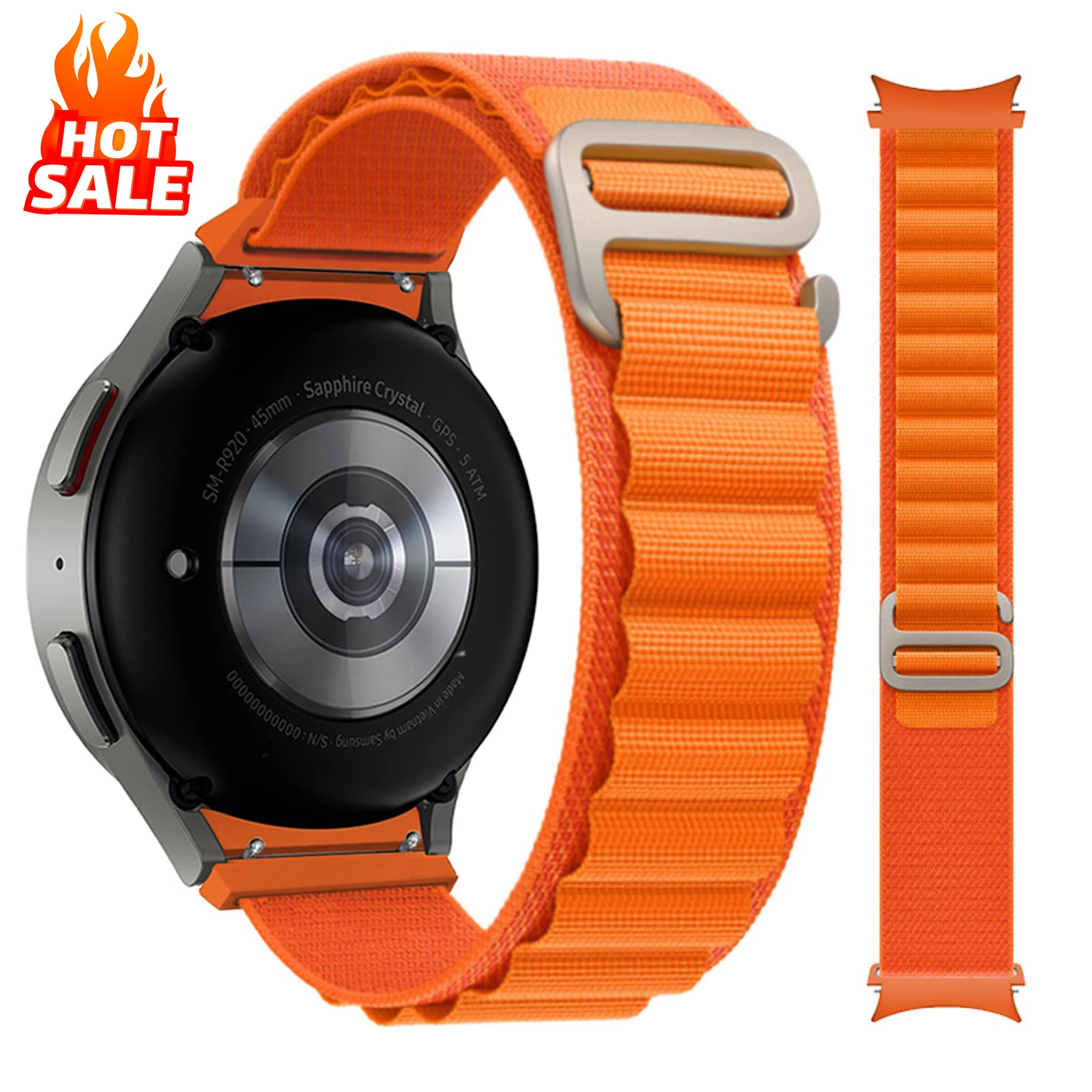 Correa Alpine Loop para Samsung Galaxy Watch 7, 6, 5, 4, 44mm, 40mm, FE, 5 Pro, 45mm, pulsera Galaxy 4, 6 Classic, 42mm, 46mm, 43mm, 47mm