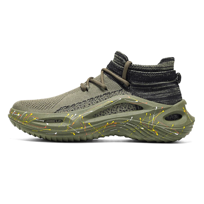 2026 New Summer Breathable Mesh Socks Shoes Men's Plus Size Casual Sports Shoes Comfortable All-Season Sports Socks Shoe Style