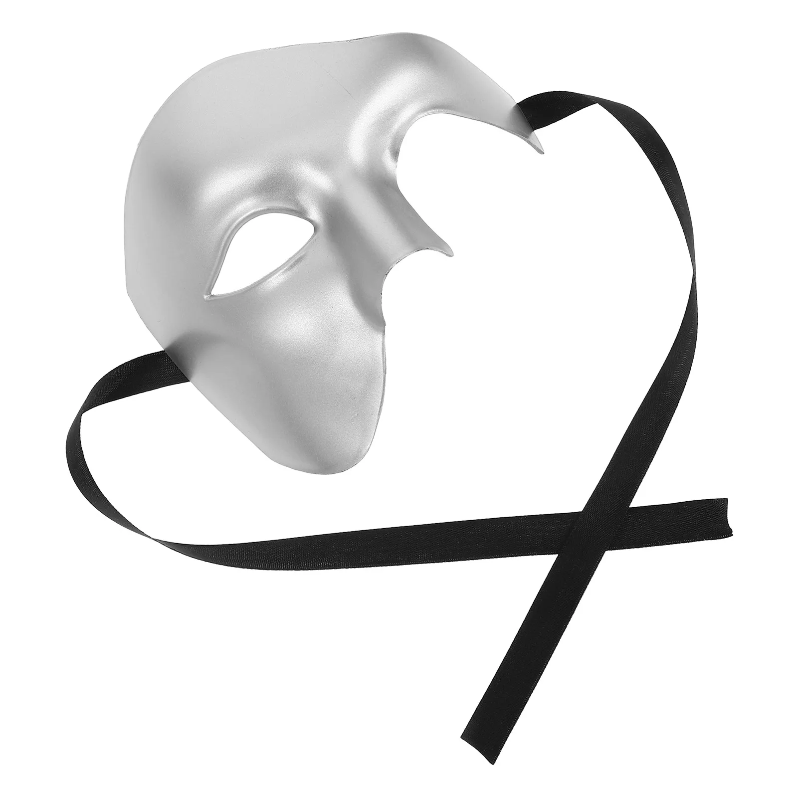 

Carnival Half Face Mask Vintage Men Adult Costume Halloween Masquerade Ball Eye Decor Accessories Plastic Cosplay Prop