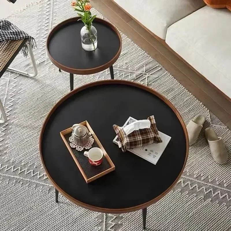 

Простая прикроватная тумбочка Wohnzimmersofas, мебель для дома, современный элегантный журнальный столик, мини-средние столы, угловые деревянные журнальные столики