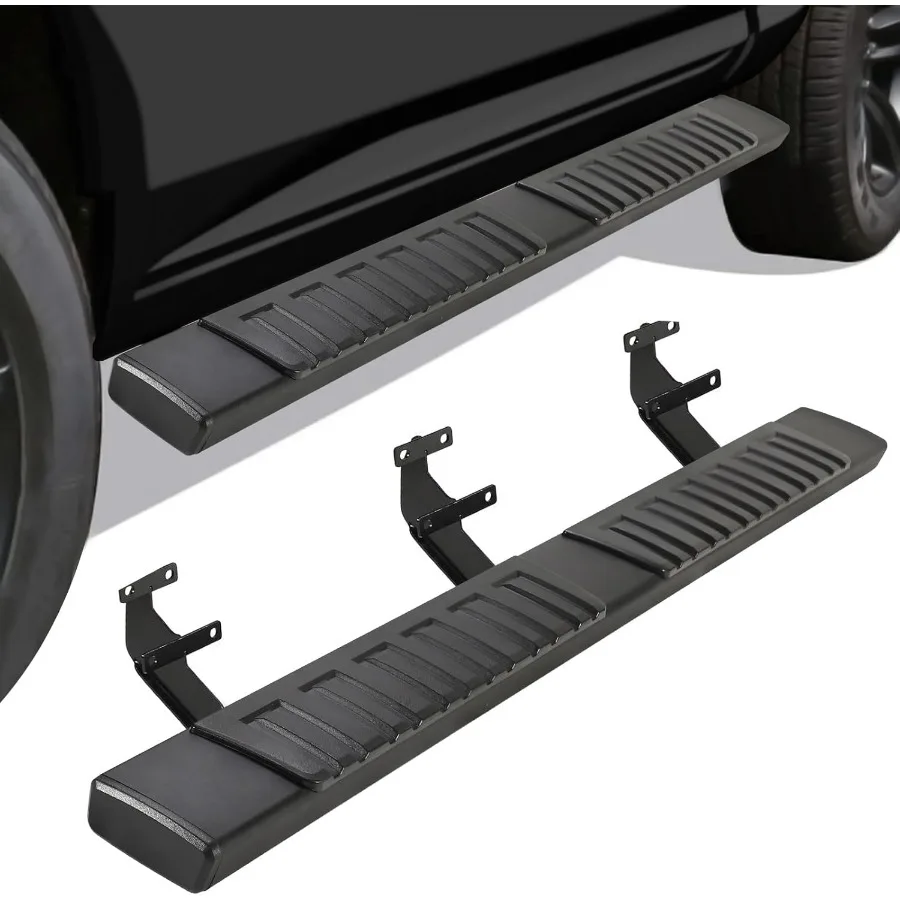 6.5 Treeplanken voor Ford F150 2015-2024 Super Cab Zijstappen met Zwarte Aluminium Nerf Bars Duurzaam Paar Running Boa