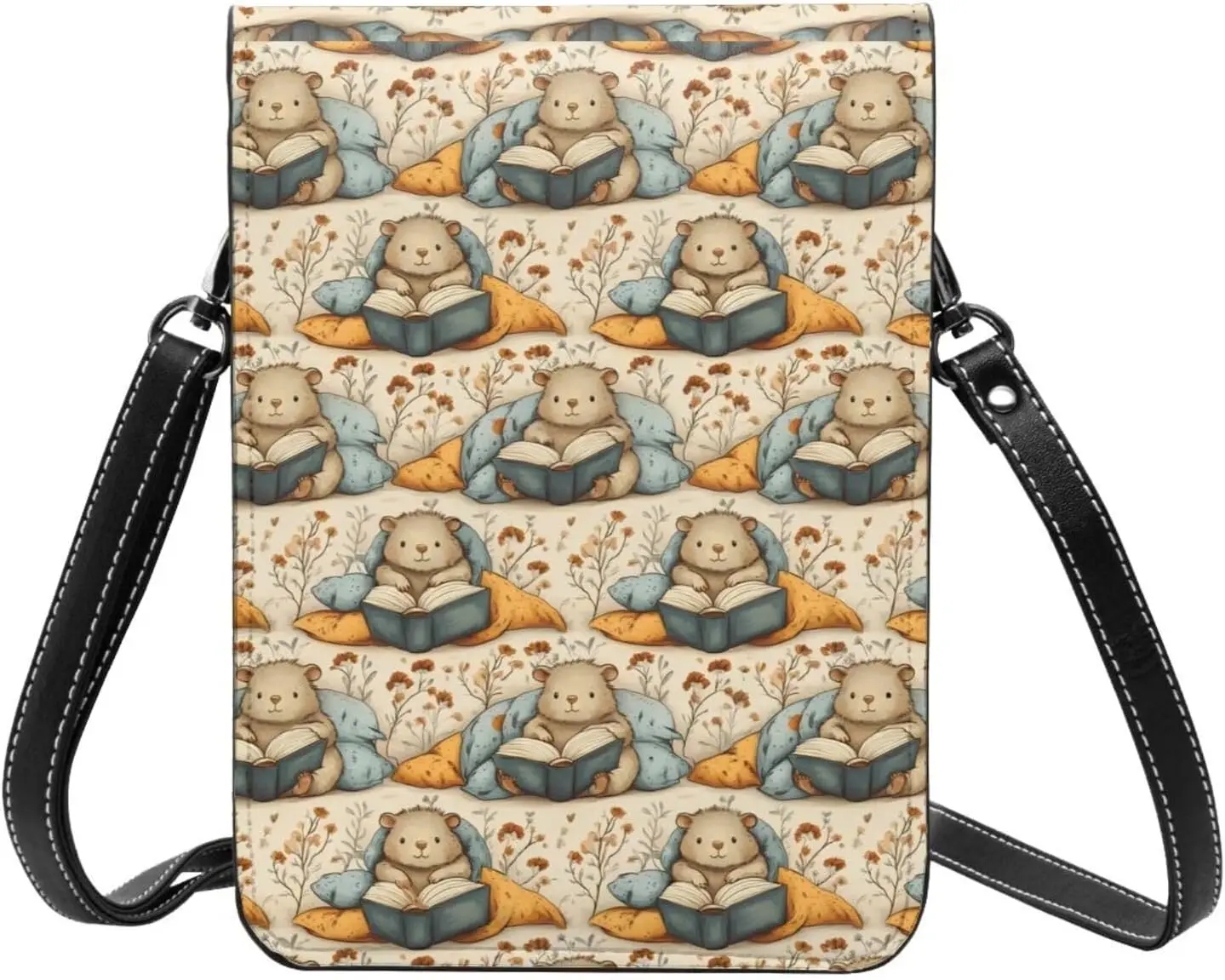 الاستوائية هاواي النيون أوراق النخيل الجلود حقيبة الهاتف محفظة كروسبودي حزام قابل للتعديل محفظة الموضة للنساء #4