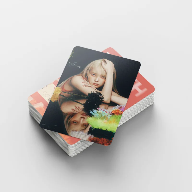 92Pcs/Set Kpop Idol Girl New Album HEREH Series High Quality Lomo Cards HD Printd Photocards Stickers Lee Ji Fans Gifts Collect