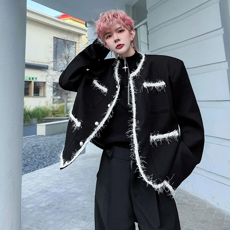 LUZHEN 2026 Spring Original Multi Pockets Decorate Niche Design Casual Jacket Men's Fashion Handsome Elegant Male Clothes JY5918