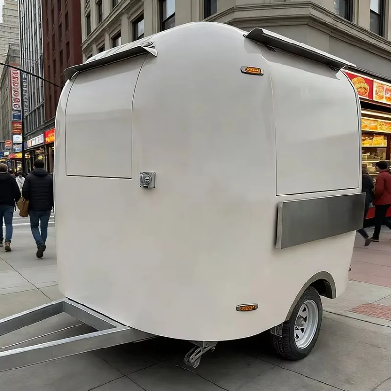 Catering Businesses and Events Use Fully Equipped Concession New Style Mobile Kitchen Stainless Steel Food Trailer Customized