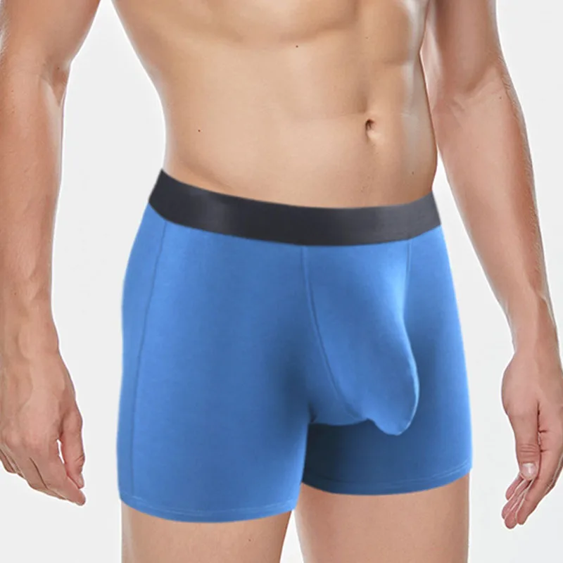 

Men's boxy underwear, casual sports gun bullet separation, sexy underwear, elephant trunk underwear, medium length boxing shorts